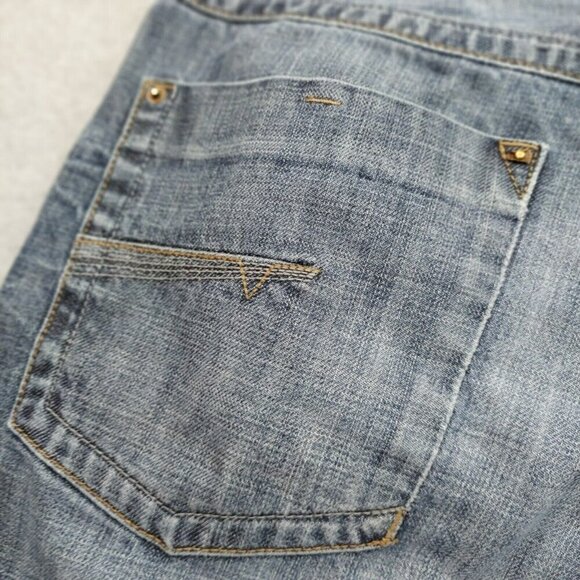 NXP Northern Explosion Jack Tapered Point Zero Distressed Jeans 38x31 - Picture 14 of 16